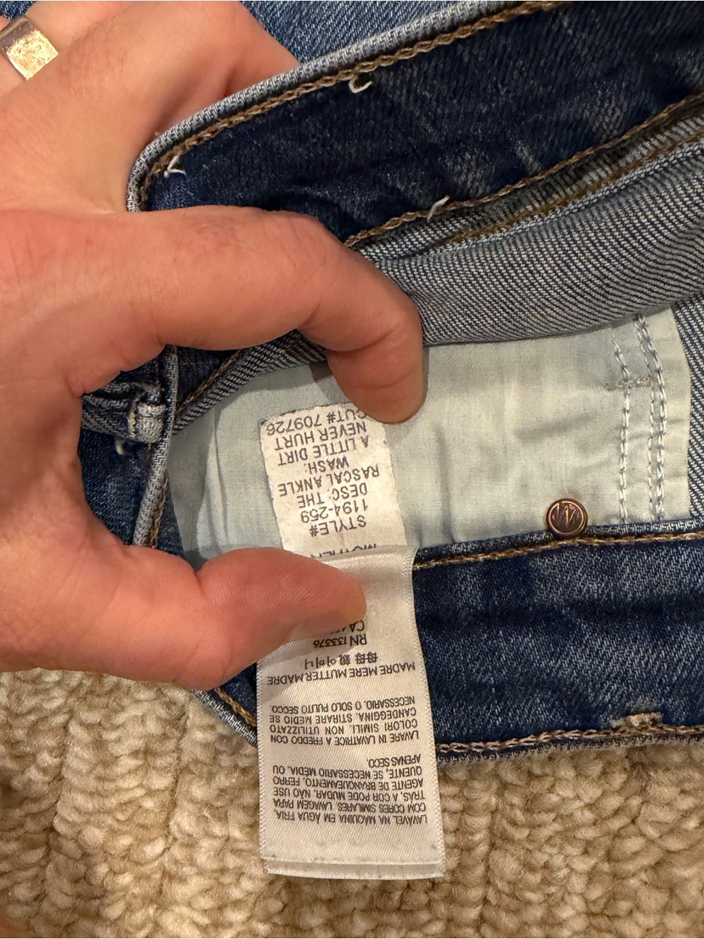 MOTHER Rascal Ankle Jeans - Picture 6 of 7